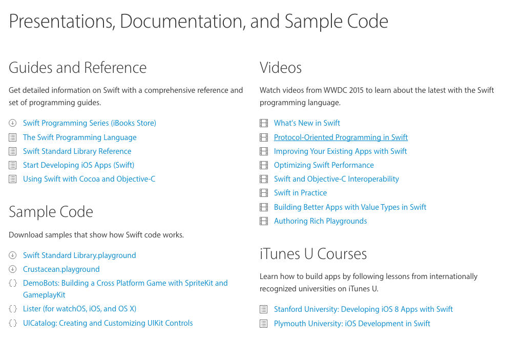 uicatalog sample code